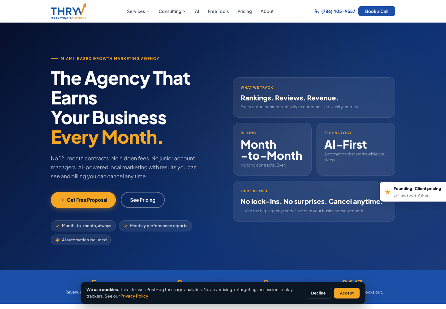Thryv Marketing Solutions website